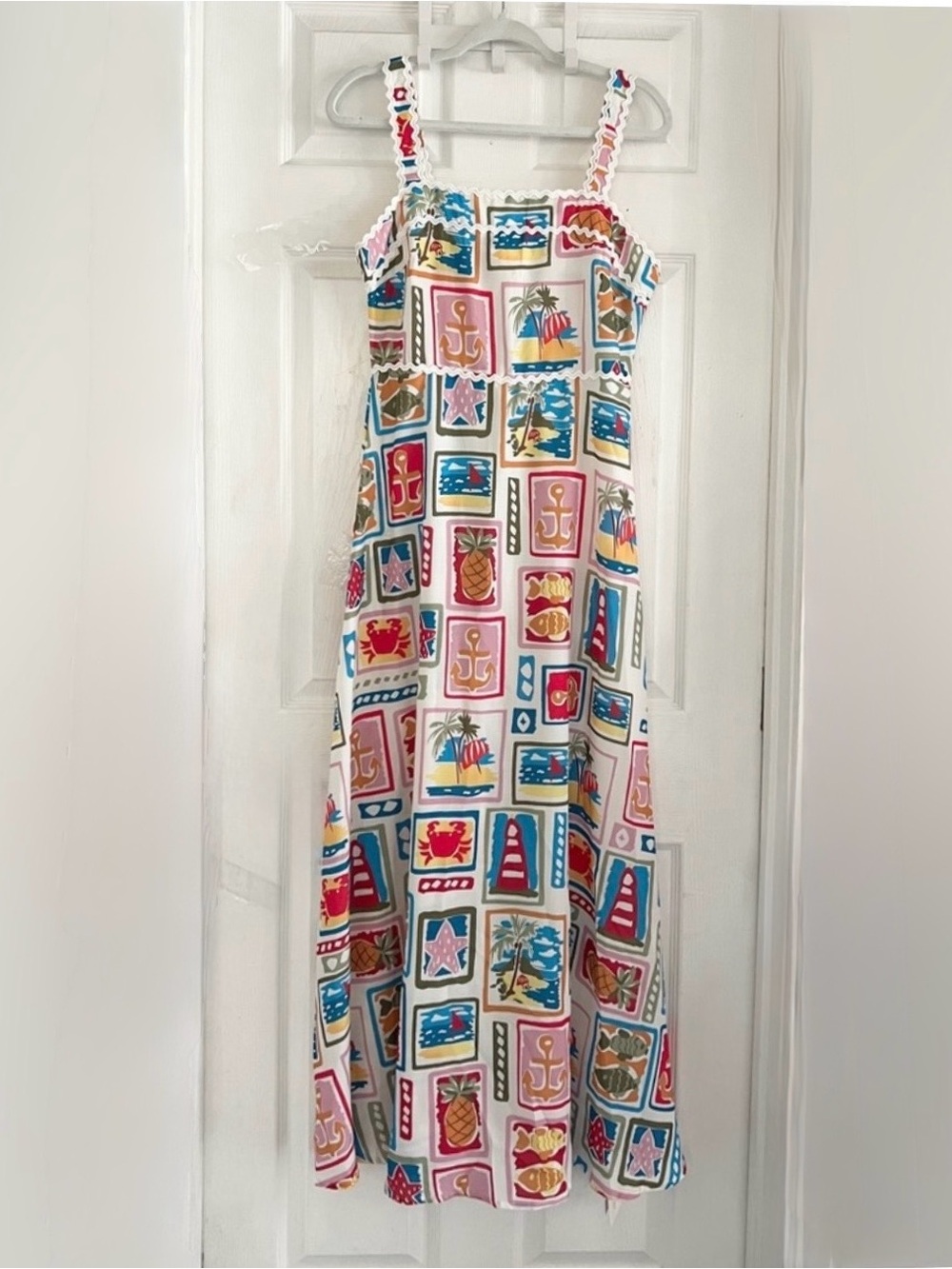 Commense Graffiti Print Sleeveless Long Dress - Picture 6 of 12